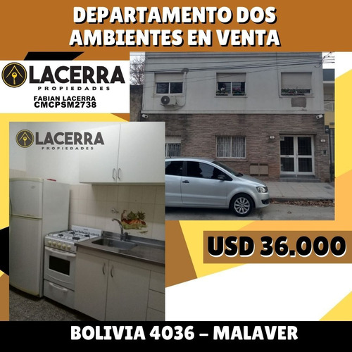 Departamento Dos Ambientes Malaver Villa Ballester Oportunid