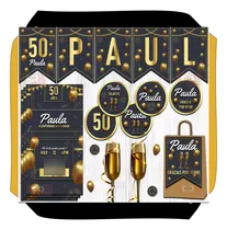 Comprar Kit Imprimible Candybar Adultos 20 30 40 50 60 Personalizado