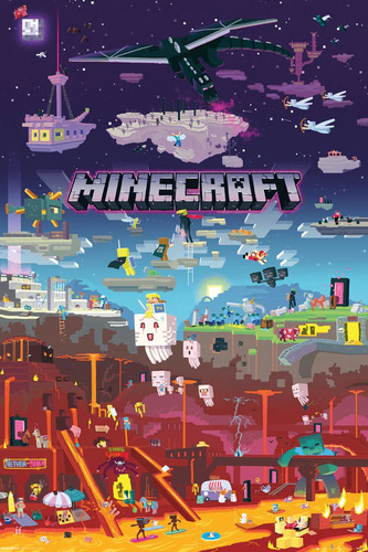 Posters Minecraft 10 Piezas