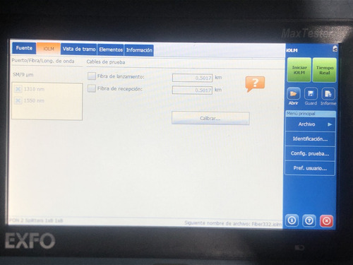 Exfo Maxtester Max-730c-ns2444-5-rf Iolm Remato Poco Dias (Usado)