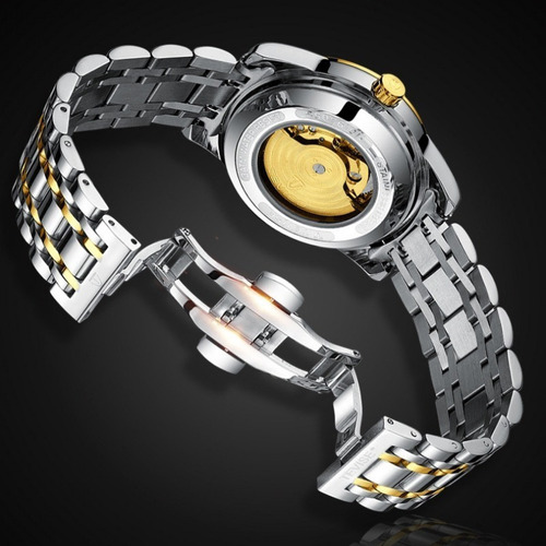 Relojes Mecánicos Luminosos De Acero Inoxidable Tevise 9005d