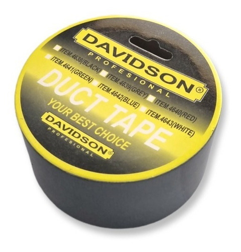 Cinta Duct Tape Gris Impermeable Multipropósito Davidson