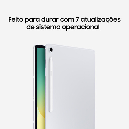Tablet Samsung Galaxy Tab S10 Fe+ Wifi, 128gb, 8gb, Tela 13.1 90hz, S Pen E Capa Inclusas - Prata