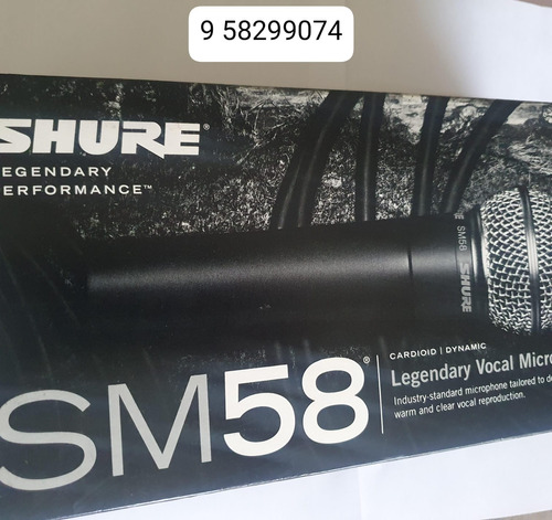 Microfono Shure Sm58 , Nuevo Nunca Usado