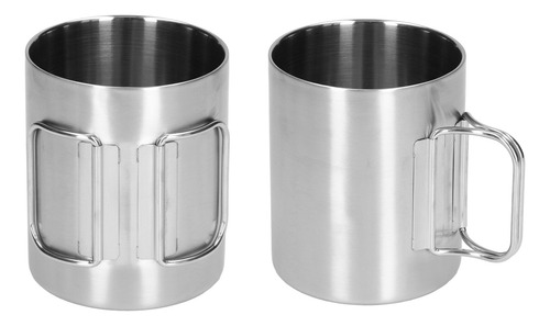 Copa De Acero Inoxidable Con Mango Plegable