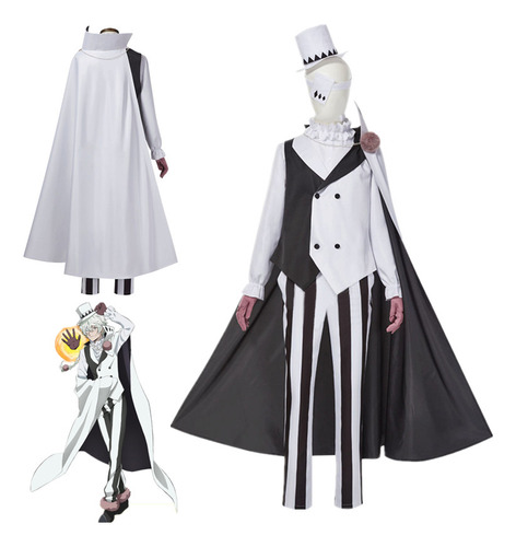 Anime Bungou Perros Callejeros Nikolai Gogol Cosplay Traje