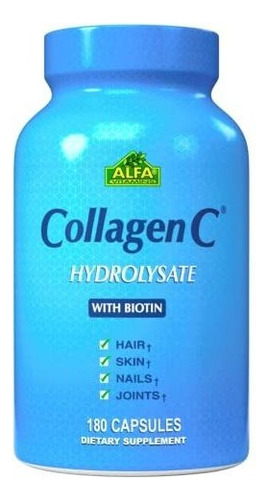 Colágenoc - Cápsulas De Colágeno   Con Biotina - Sup