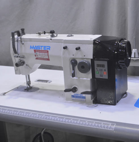 Maquina De Coser Recta Zig Zag Industrial Panel Digital Blanco
