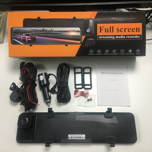 Câmera De Painel Duplo Com Espelho Retrovisor 4k Com Wi-fi E