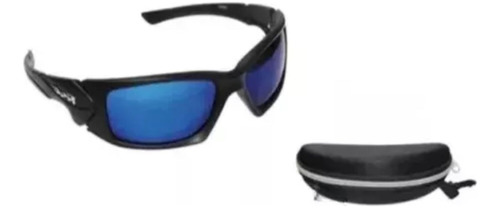 Óculos P/ Pesca Maruri Polarizado Proteção Uv + Estojo Azul