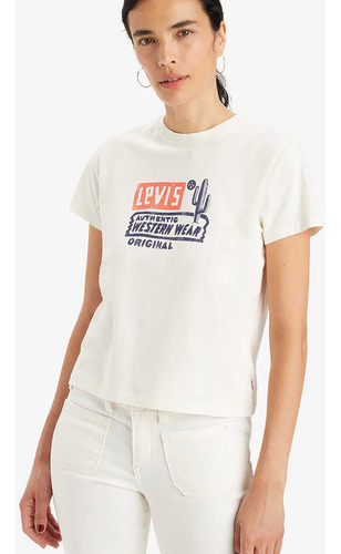 Camiseta Levi's Graphic Classic Branca  Lb0010251