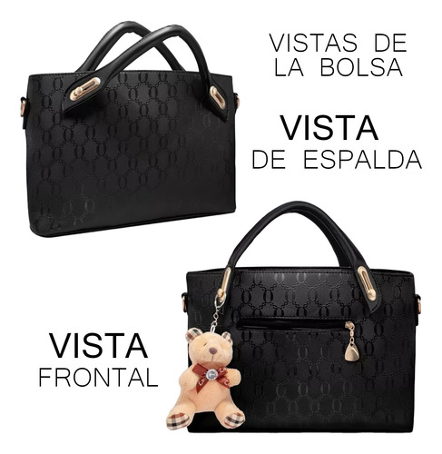 Bolsa Para Dama Mujer Impermeables Set 4 Pzs Calidad Premium