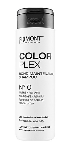 Shampoo Bond Maintenance Nº0 X250ml - Primont - Color Plex