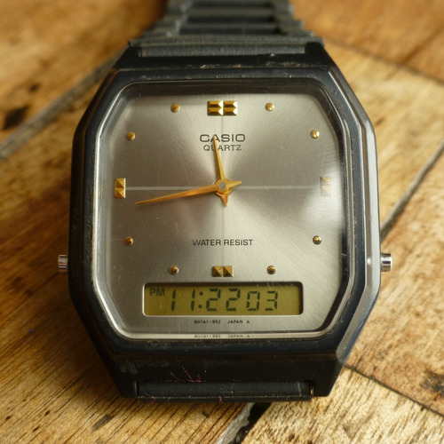 Casio Ana Digi 90's Colección Retro Antiguo Raro 6321swt