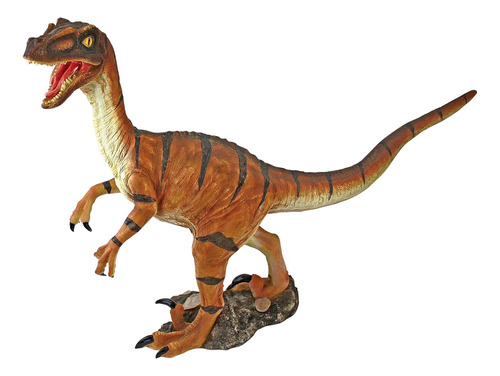 Design Toscano Velociraptor Scaled Estatua De Dinosaurio