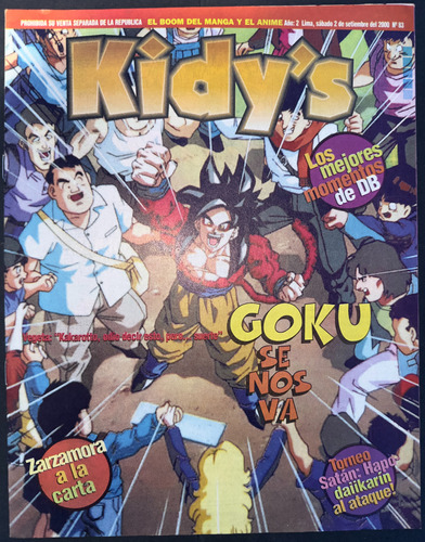 Revista Kidys #83 - Anime La República - Año 2000