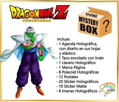 Dragon Ball Z Caja Misteriosa Mystery Box Exclusiva Vegeta