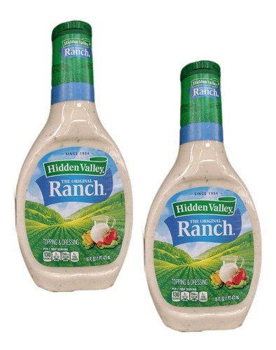 2x Hidden Valley Ranch The Original Topping Dressing Aderezo