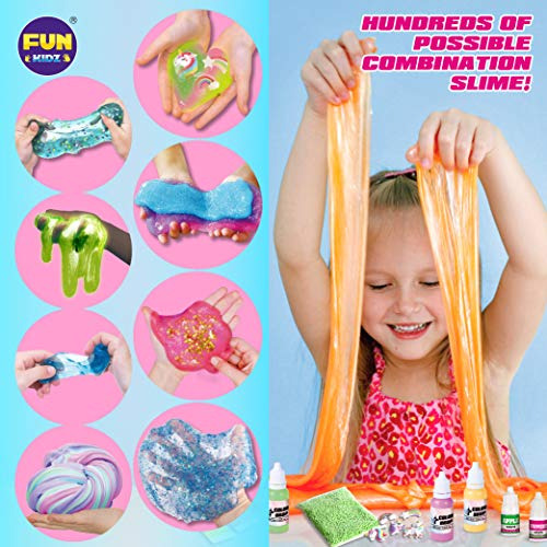Kit Unicorn Slime Para Niñas Fabricacion De Slime