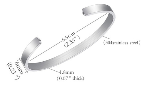 ( 2 Brazalete De Puño, Joyería De Pulsera Abierta, Brazalete