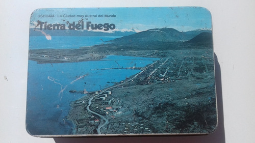 Ushuaia Y Tierra Del Fuego Antigua Lata De Chapa