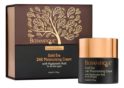 Botanifique Gold Era 24k Moisturizing Cream Primium Box 50ml Momento De Aplicación Día/noche Tipo De Piel Todo Tipo De Piel
