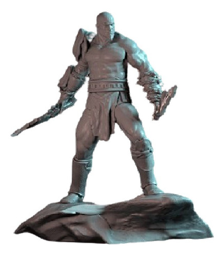 God Of War 3 Kratos Modelo Stl Para Impresion 3d