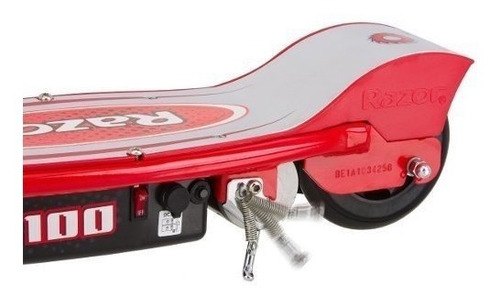 Patín Del Diablo Eléctrico Razor E100 Scooter Rojo