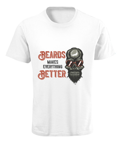 Playera Beards- Barbería Barbones