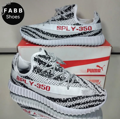 Zapatillas Adidas Yeezy Zebra Para Hombre - Ancho Estándar (Usado)