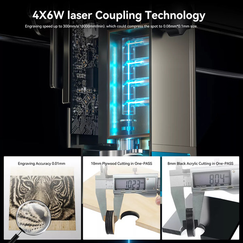 Máquina De Grabado Láser Atomstack S20 Max 22w + Rodillo