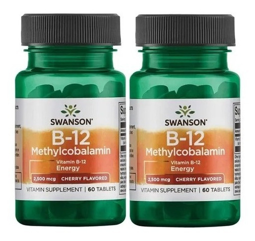 Vitamina B12 Metilcobalamina Pack 2x 2500mcg Envio Gratis