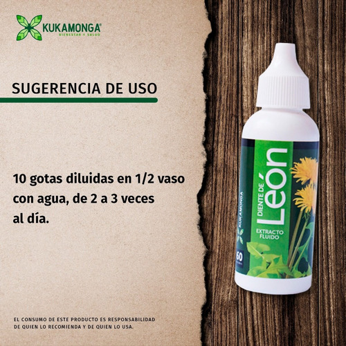 Extracto Diente De Leon 2 Piezas - 60 Ml