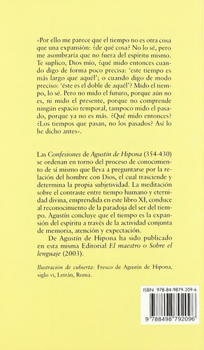 Agustin De Hipona Qué Es El Tiempo Ed Bilingüe Corti Trotta