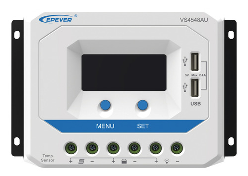 Controlador Solar De Carga Pwm 12/24/36/48 V 45 A