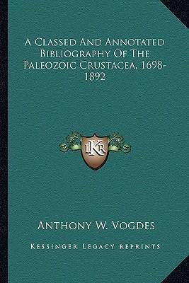 Libro A Classed And Annotated Bibliography Of The Paleozo...