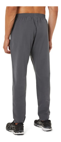 Pants Asics Ligero Woven Jogger Gris Para Hombre Talla Chica