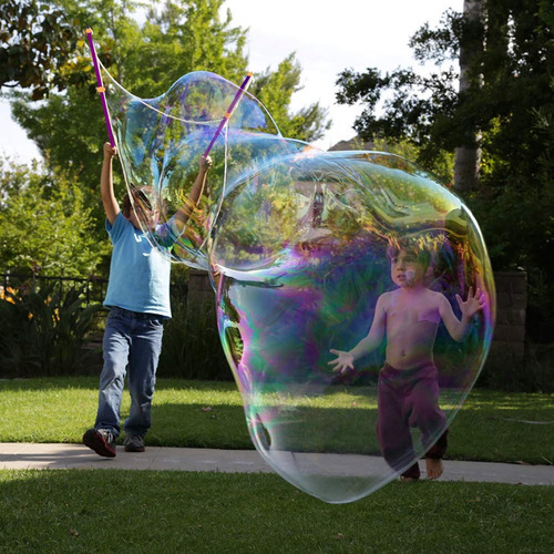 Varitas De Burbujas Coloridas Grandes Y Pequeñas Para Niños. Color