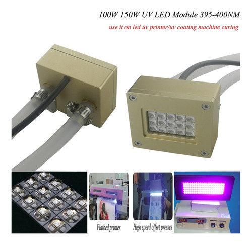 Módulo Led Uv De 100w Y 150w, 395nm For Luz Uv, Impresora