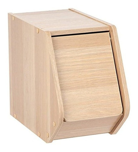 Iris Modular Apilamiento De Madera Caja De Almacenamiento Co