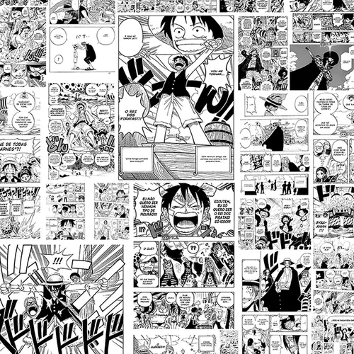 Papel De Parede Adesivo Lavável Quarto Mangá Naruto Anime