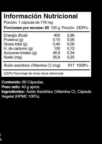 Vitamina C 700 Pack 120 Caps Soulvit