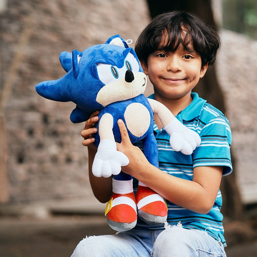 Imagen 4 de 9 de Sonic De Peluche Fino