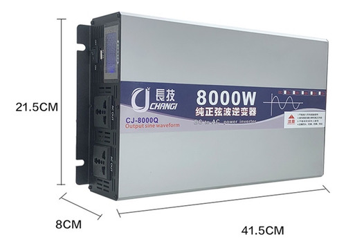 8000w 24v-220v Inversor De Onda Sinusoidal Pura For Solar