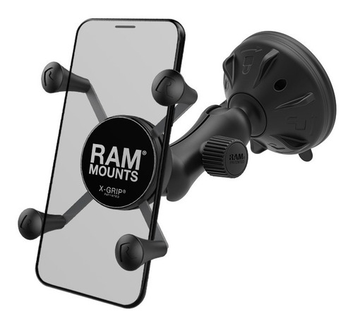 Soporte Ram Mount Auto De Celular iPhone 11 X 8+ Galaxy S9 
