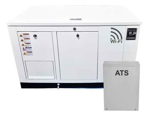 Generador Eléctrico Industrial 20kva Gas Natural Wifi Ats
