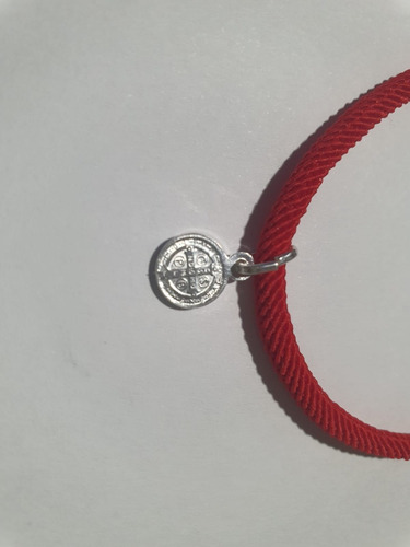 Imagen 4 de 5 de Pulsera De San Benito, **protección**, De Plata De Ley 100%