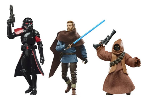 Hasbro Star Wars Obi-wan Kenobi F7790 Ben Kenobi Estación Tibidon, Teeka y Purge Trooper Armadura Fase II