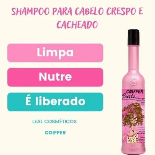 Coiffer Curls Shampoo 300ml - Força Para Cabelos Cacheados
