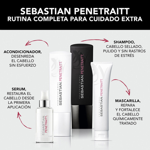 Acondicionador Cabello Dañado Sebastian Penetraitt 250 Ml